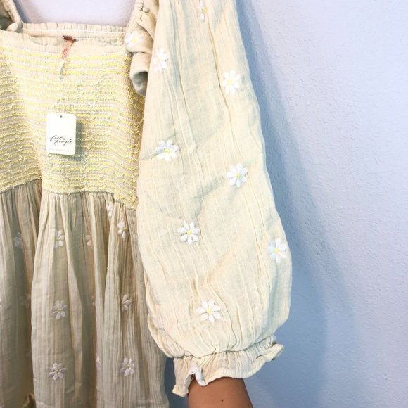 NEW Free People Dahlia Embroidered Maxi Dress - Picture 8 of 15